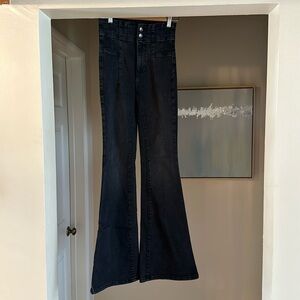 Free People Jayde High Rise Stretch Denim